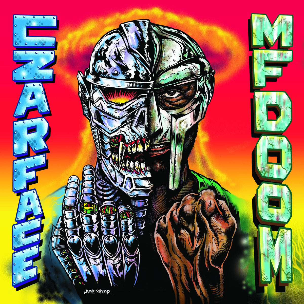 Czarface & MF Doom – Czarface Meets Metal Face vinyl record cover