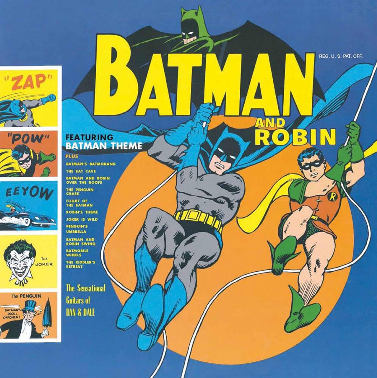 Dan & Dale/Sun Ra & The Blues Project – Batman and Robin vinyl record cover