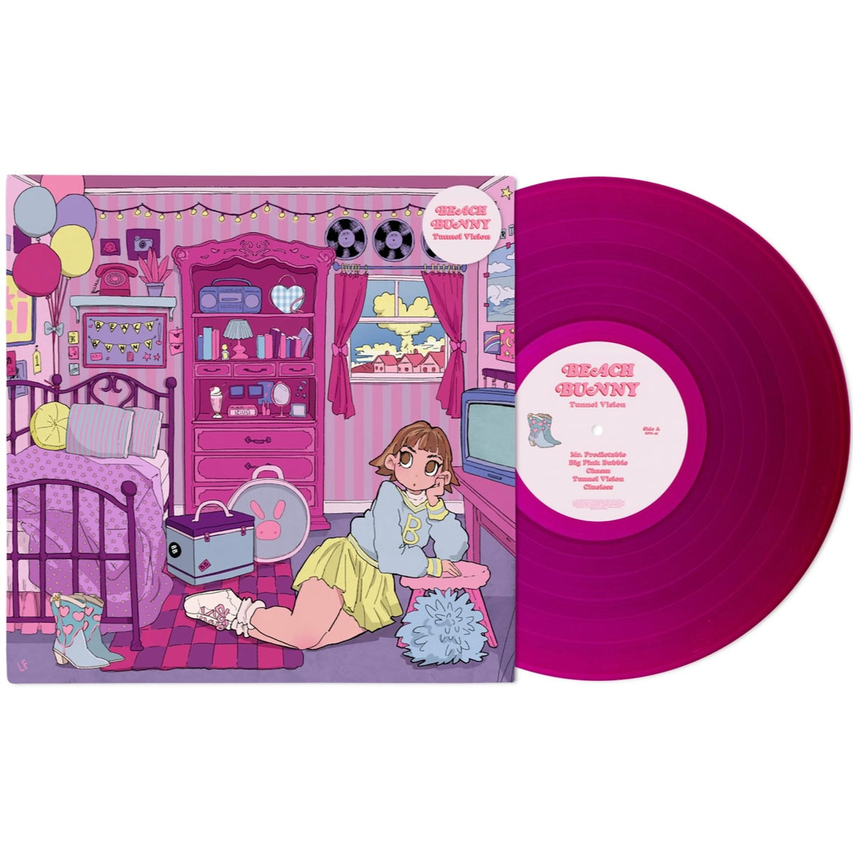 Beach Bunny – Tunnel Vision vinyl record cover