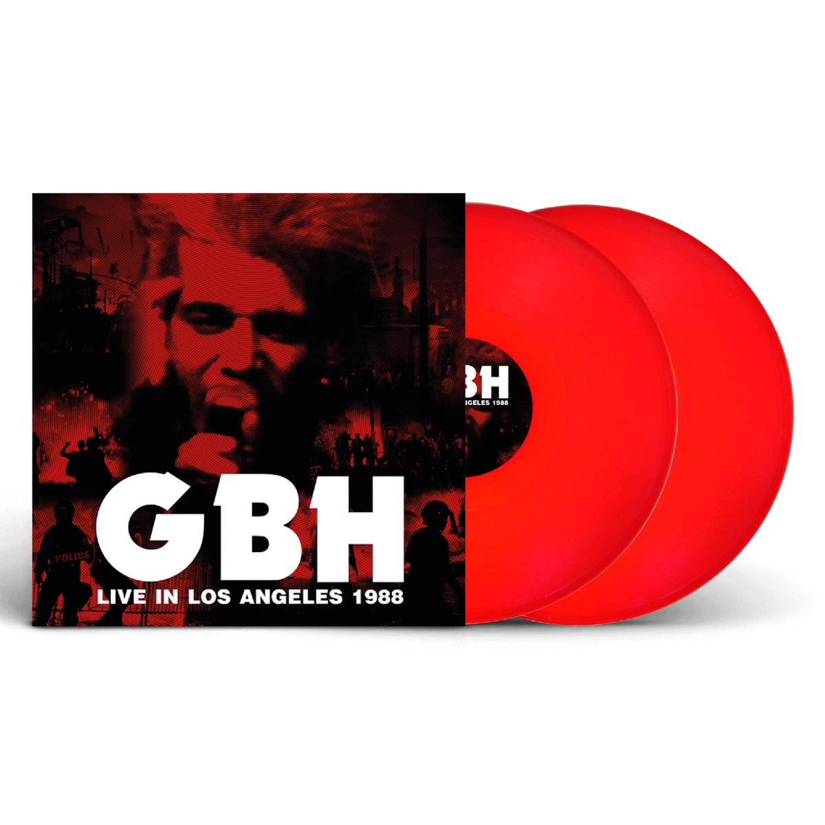 Gbh – Live in Los Angeles 1988 vinyl record cover