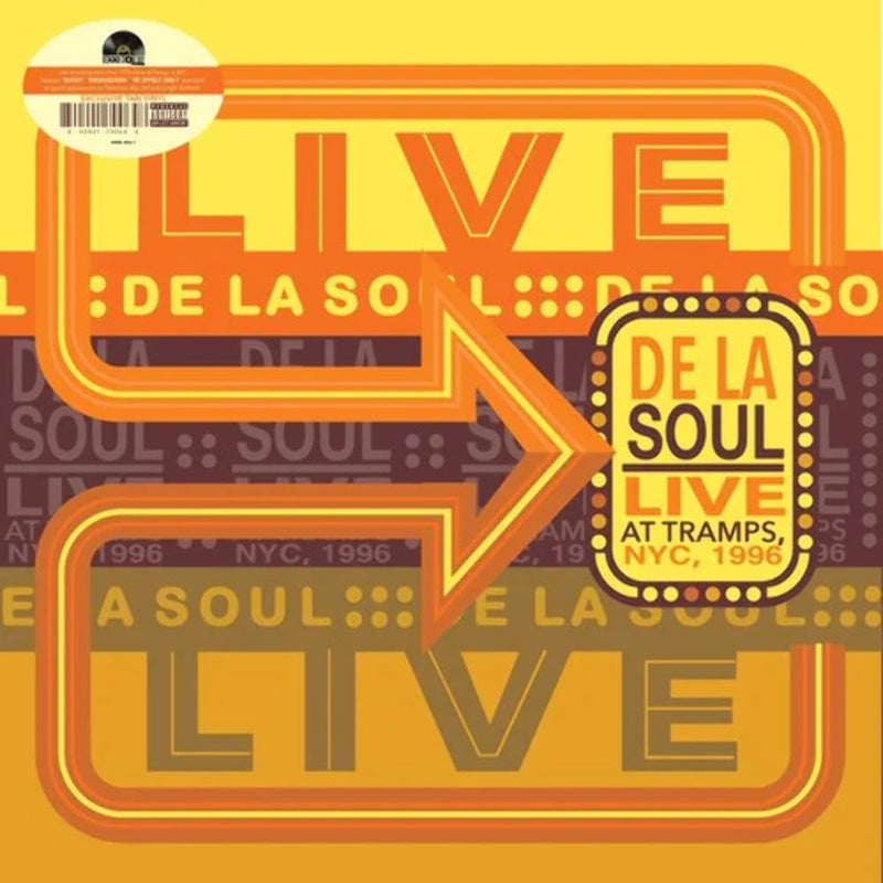 De La Soul – Live At Tramps. Nyc. 1996 (Tan Vinyl) (RSD 2024) vinyl record cover