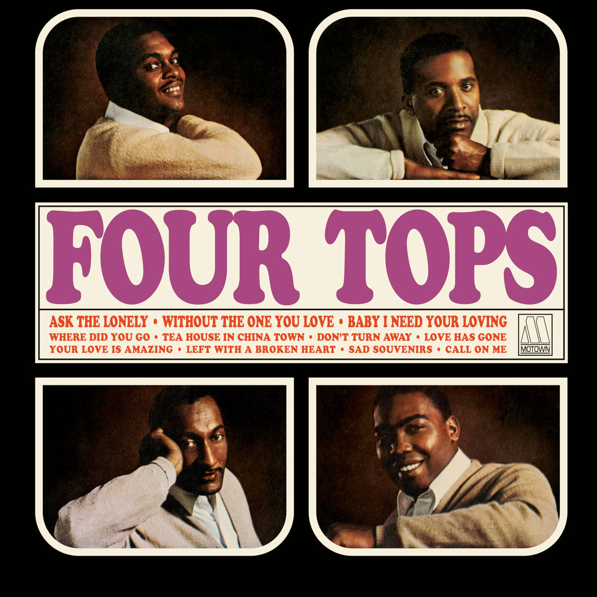 The Four Tops – Four Tops vinyl record cover