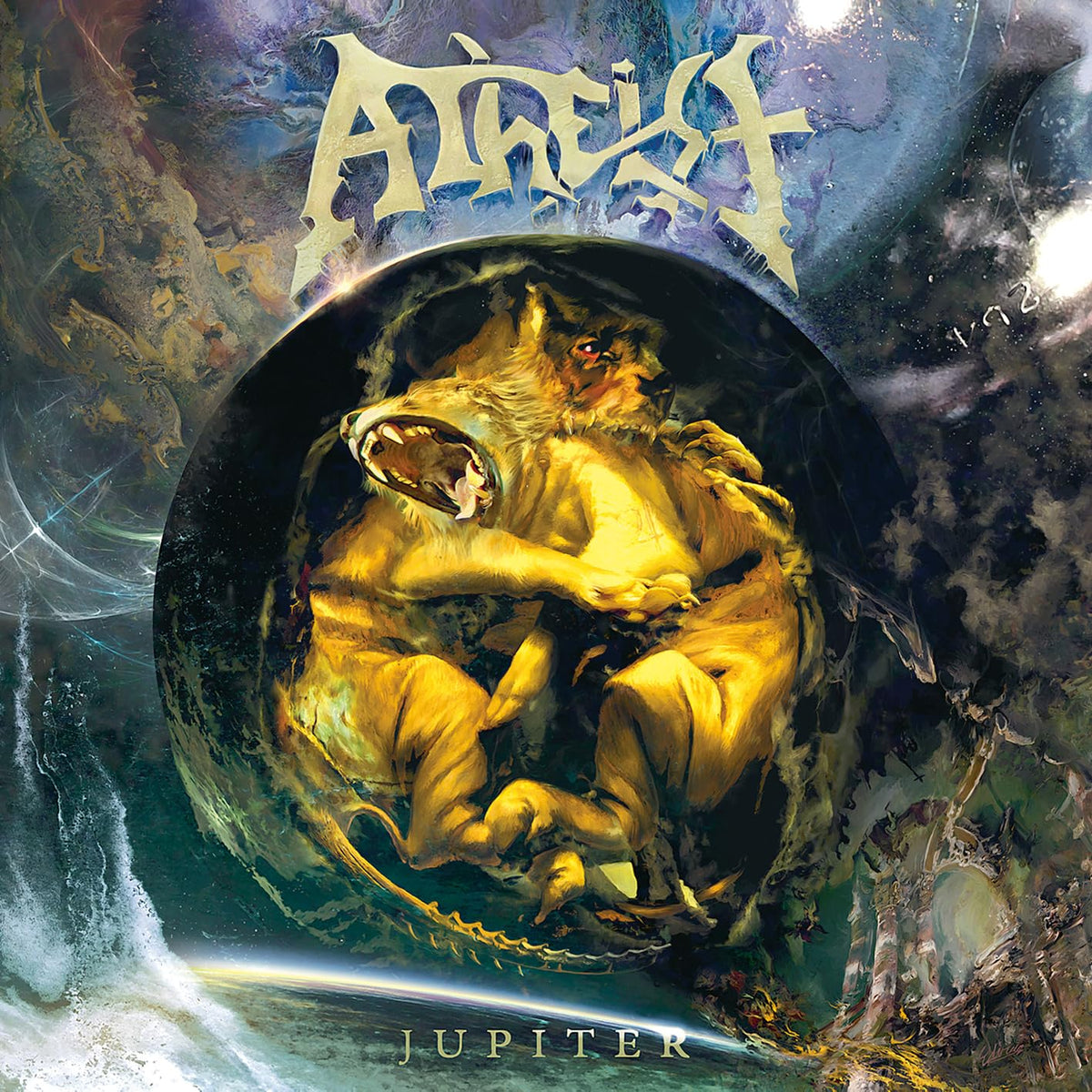 Atheist – Jupiter (Splatter Vinyl) vinyl record cover