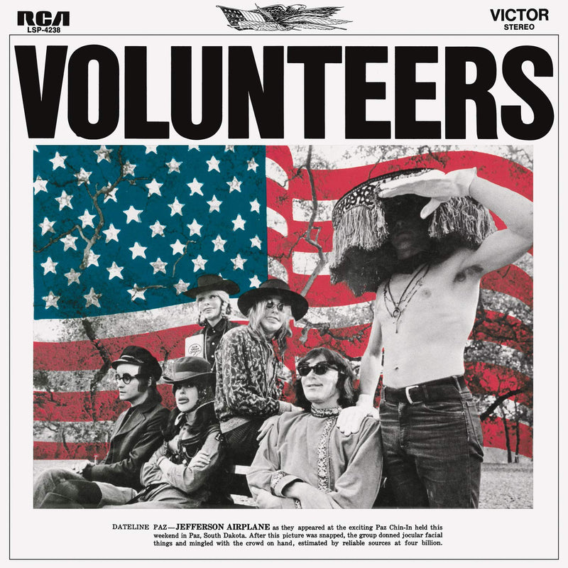 Jefferson Airplane – Volunteers vinyl record cover