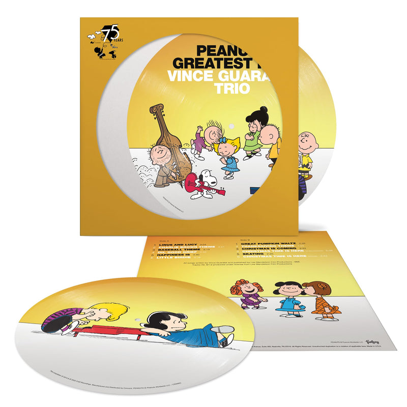 Vince Guaraldi Trio – Peanuts Greatest Hits (75th Anniversary Edition) vinyl record cover