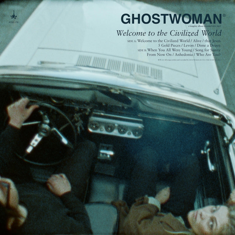 Ghostwoman – Welcome To The Civilized World (Coke Bottle Clear Vinyl) (LP) by Ghostwoman vinyl record cover