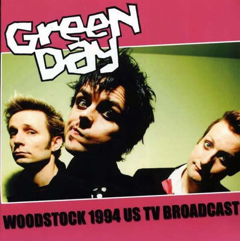 Green Day – Woodstock 1994 vinyl record cover