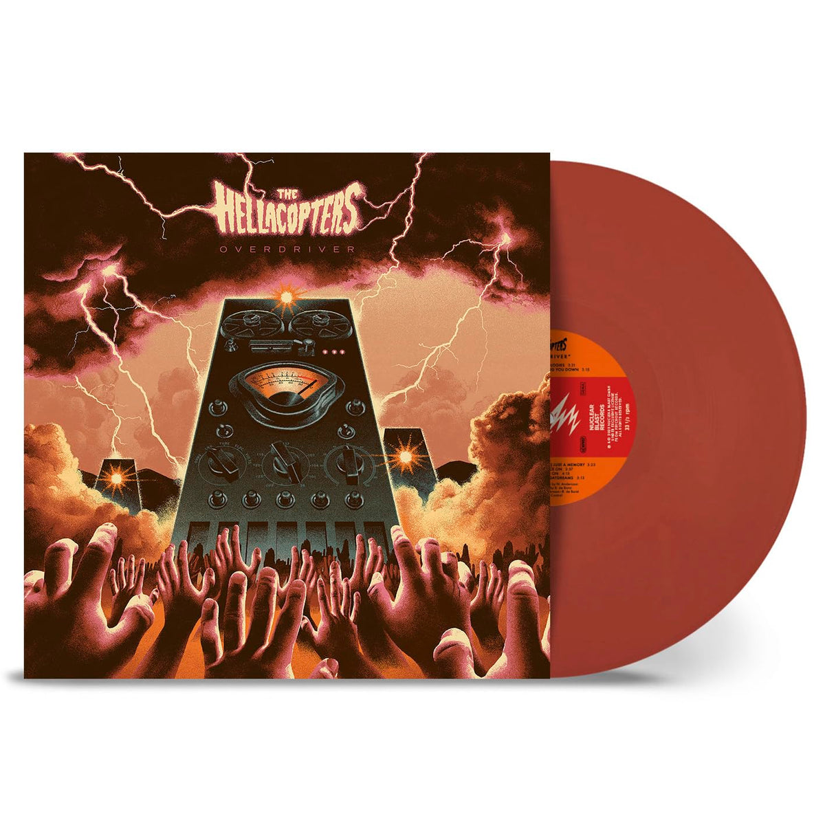 The Hellacopters – Overdriver (Coloured Vinyl) vinyl record cover