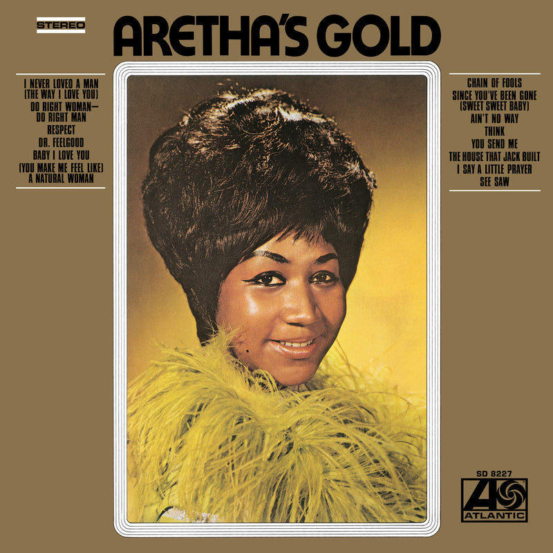 Aretha Franklin – Aretha's Gold vinyl record cover