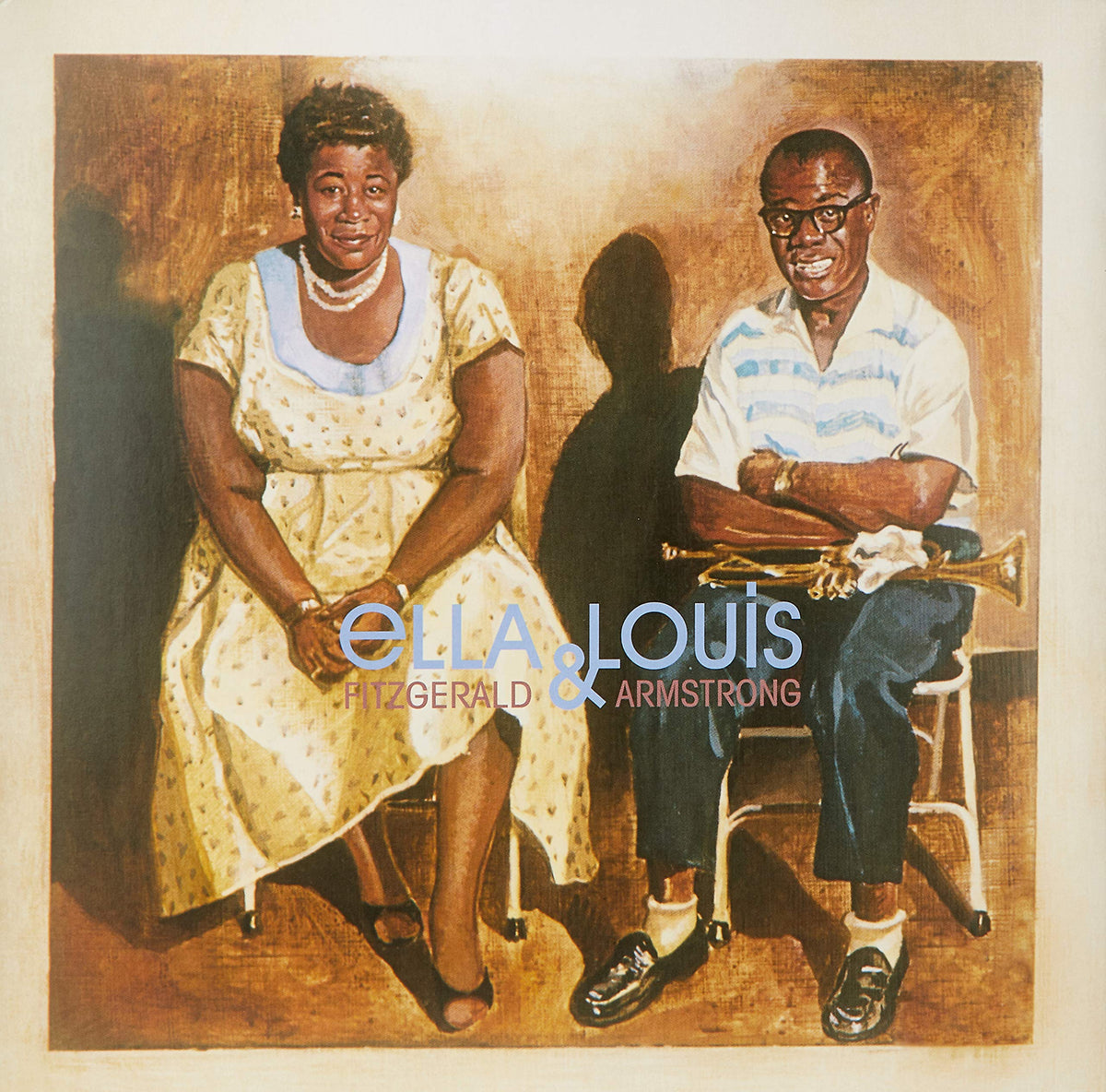 Ella Fitzgerald & Louis Armstrong – Ella And Louis vinyl record cover