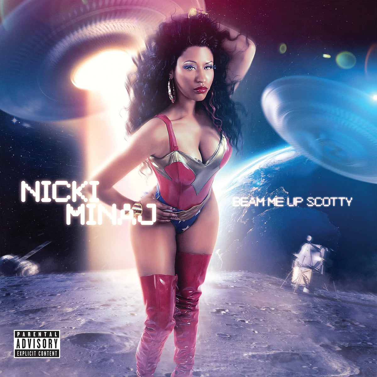 Nicki Minaj – Beam Me Up Scotty vinyl record cover