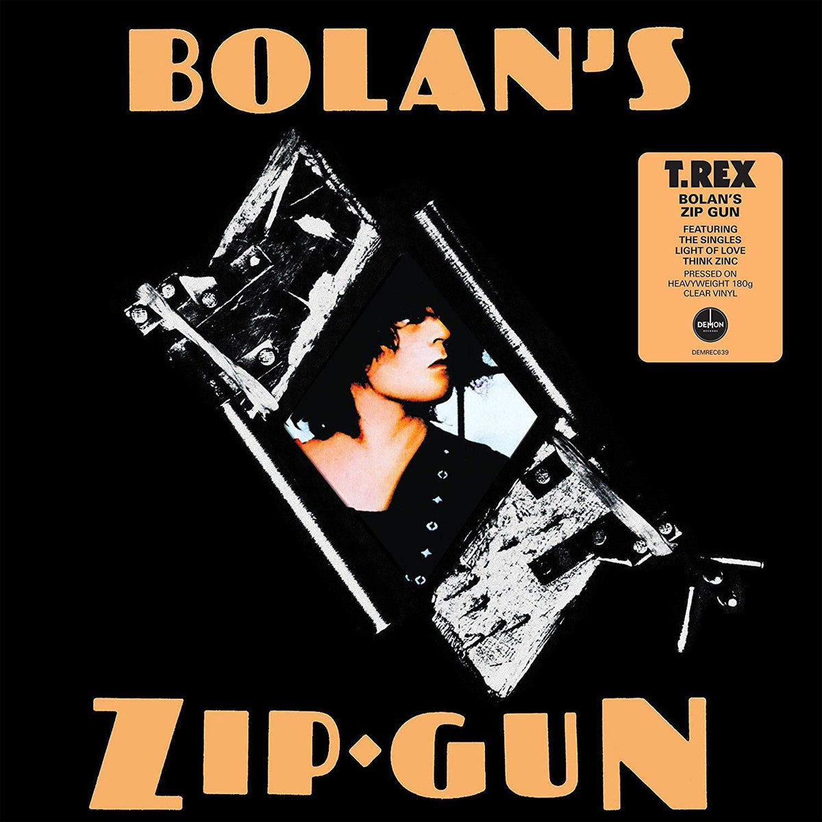 T.Rex – Bolan's Zip Gun vinyl record cover