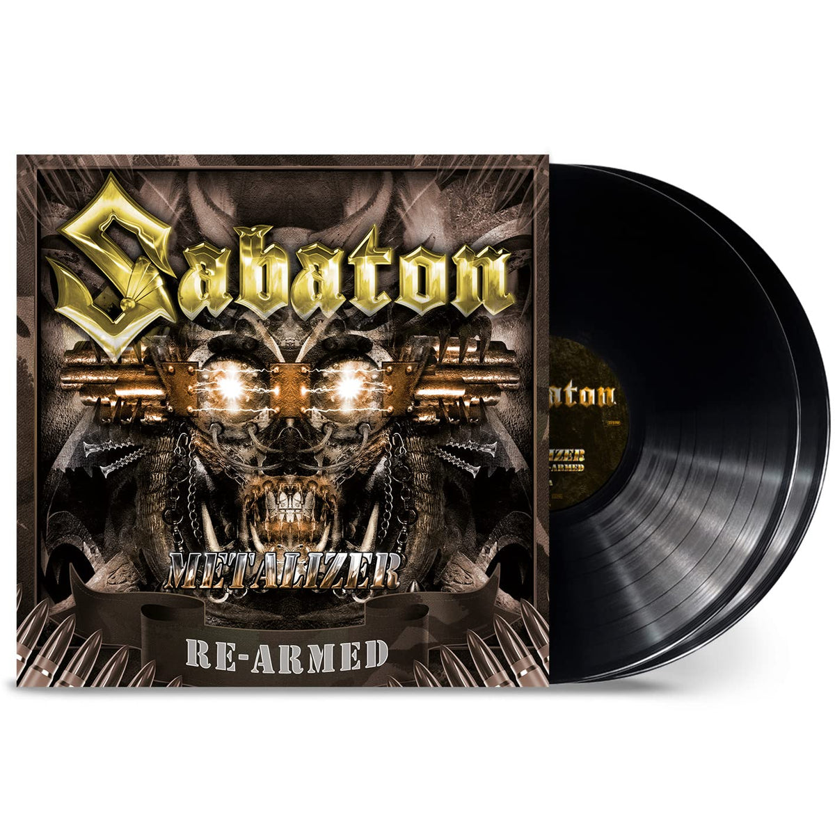 Sabaton – Metalizer Re-Armed (180 Gram Vinyl) (Gatefold LP Jacket) (2 Lp's) vinyl record cover