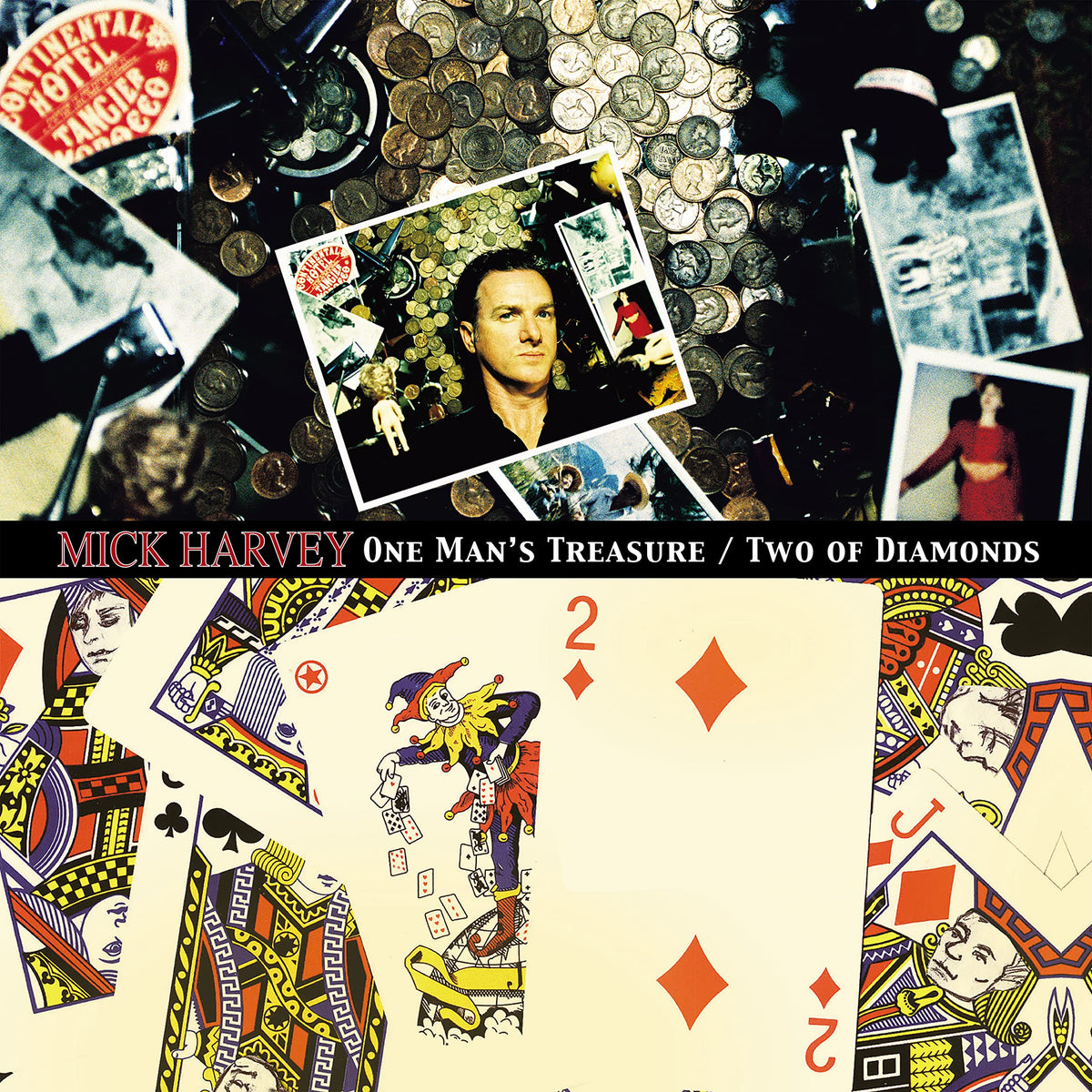 Mick Harvey – One Man's Treasure/Two of Diamonds vinyl record cover