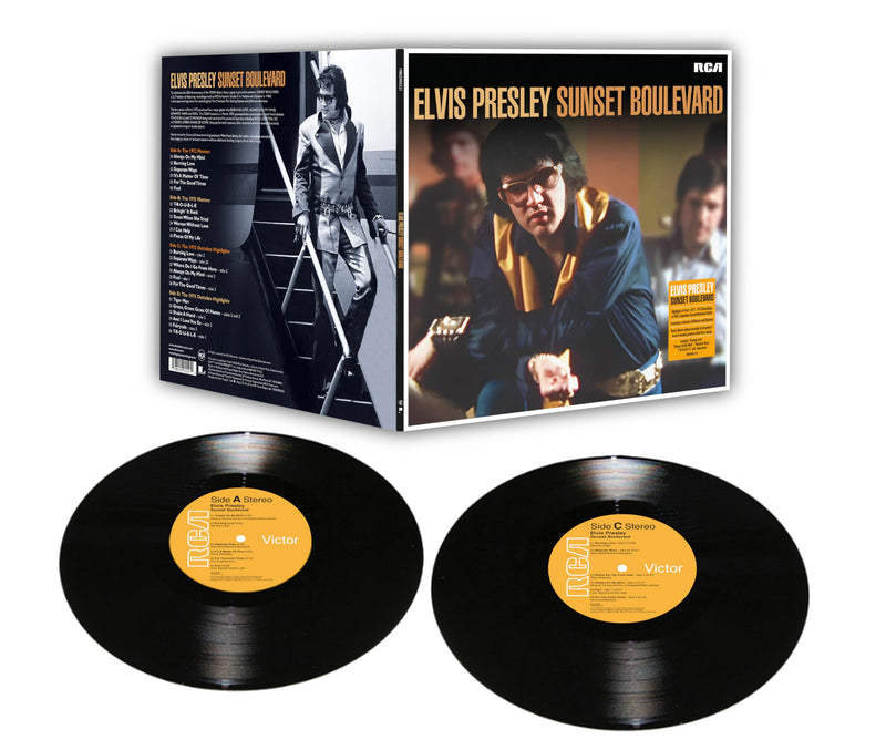 Elvis Presley – Sunset Boulevard vinyl record cover