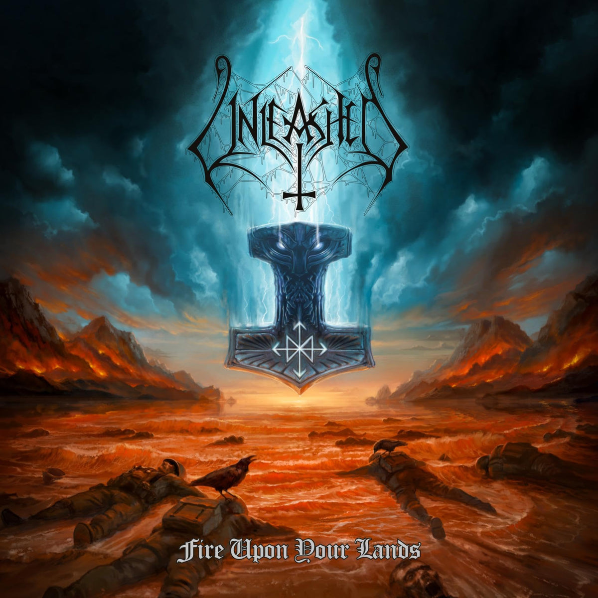 Unleashed – Fire Upon Your Lands vinyl record cover