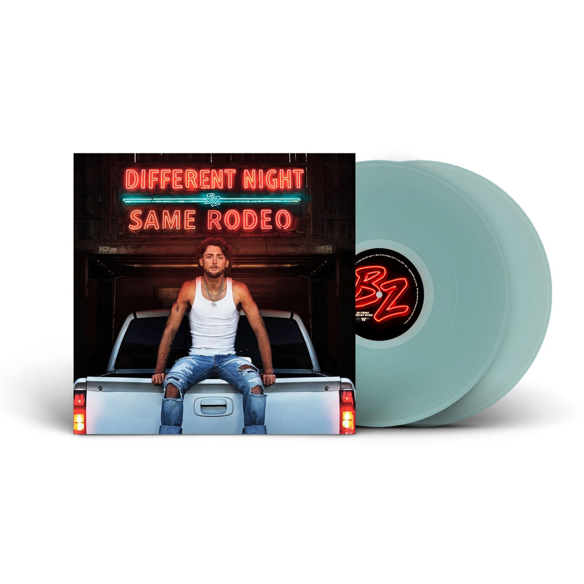 Bailey Zimmerman – Different Night Same Rodeo vinyl record cover