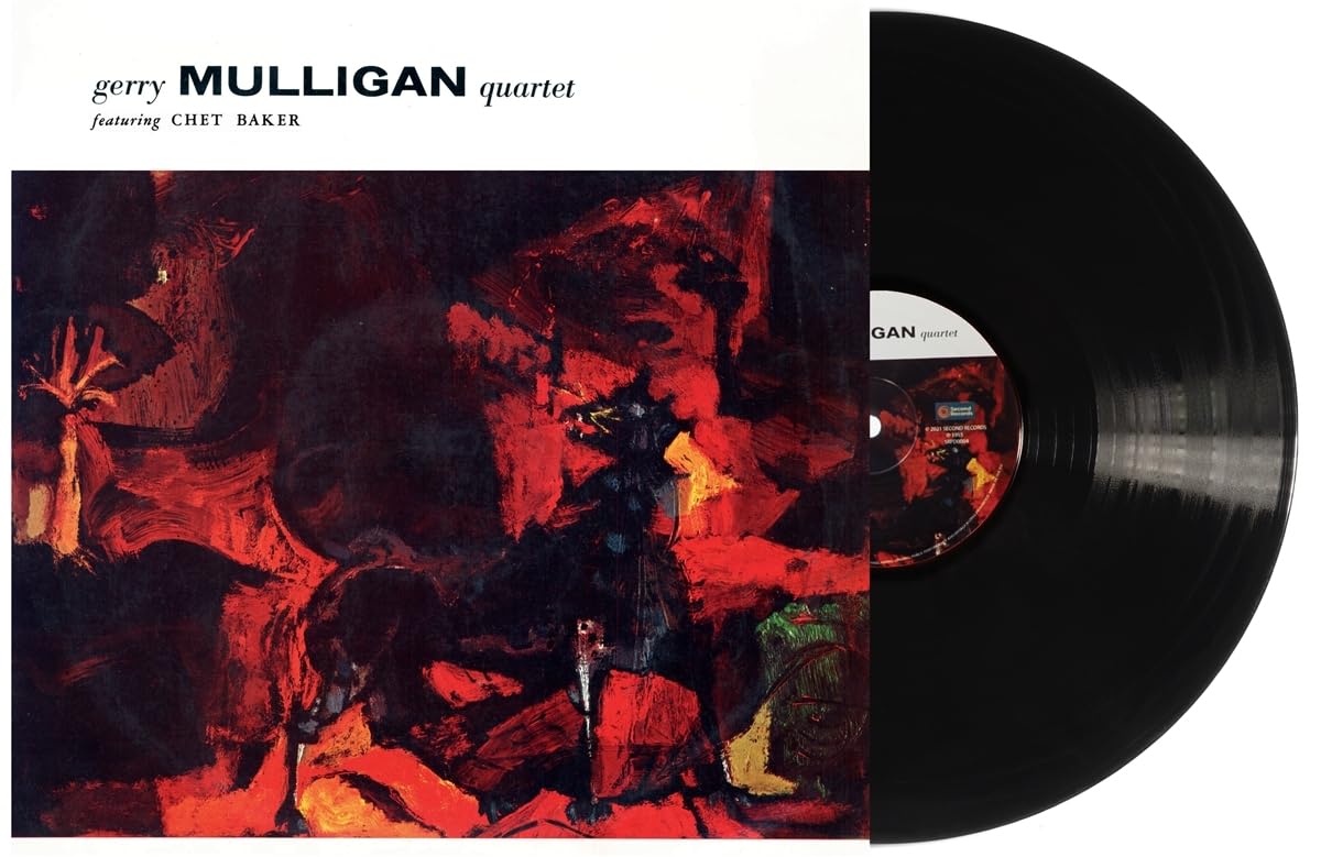 Gerry Mulligan Quartet – Gerry Mulligan Quartet Featuring Chet Baker vinyl record cover