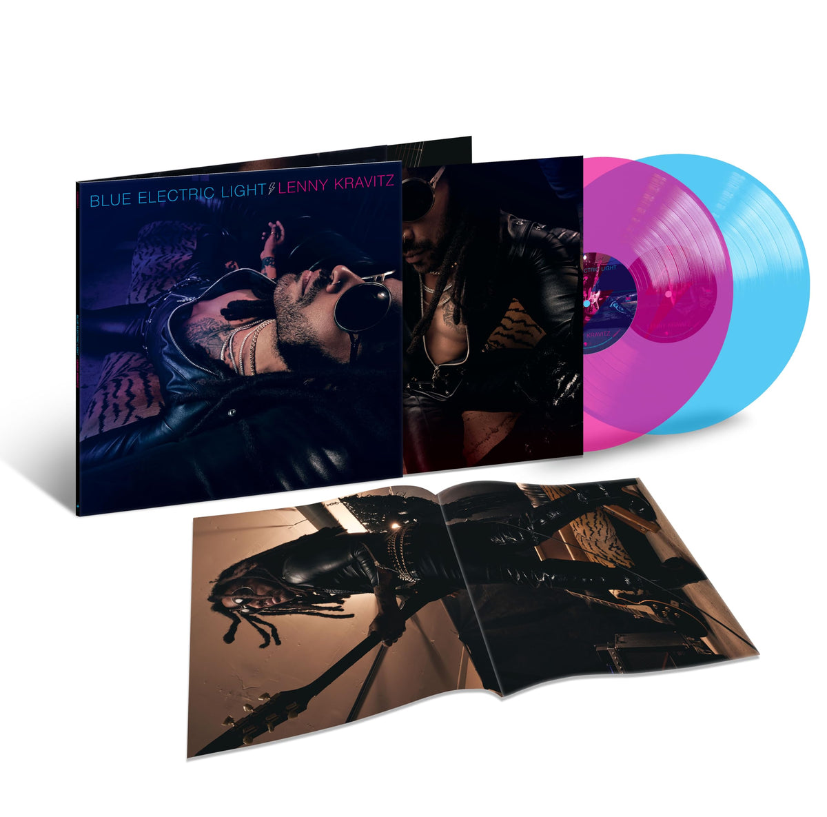 Lenny Kravitz – Blue Electric Light (2Lp/180G/Pink & Blue Vinyl) (Indies) vinyl record cover
