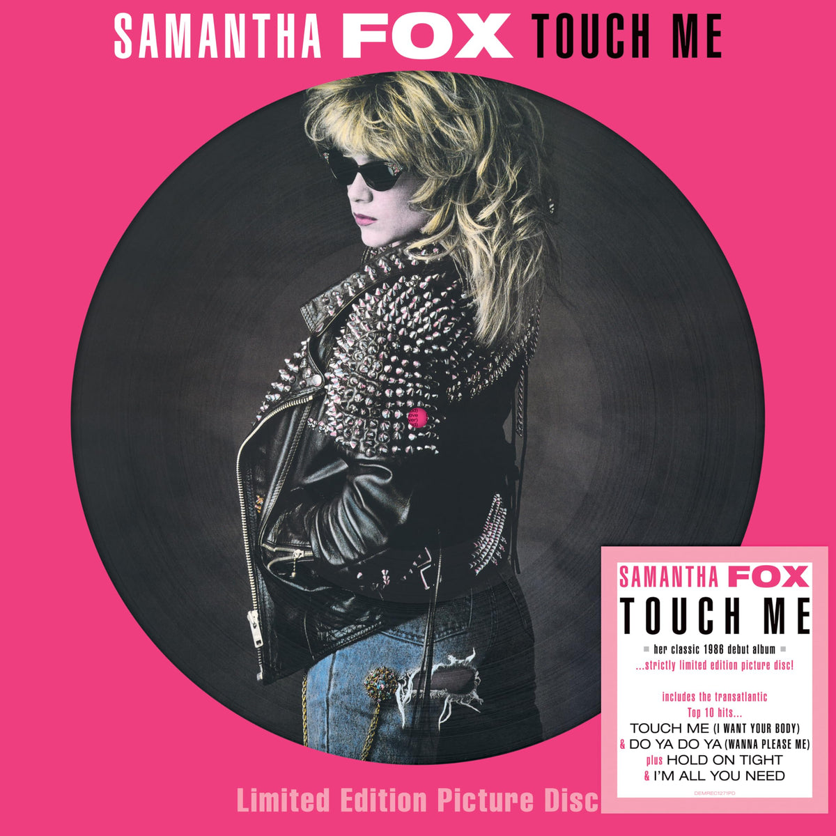Samantha Fox – Touch Me vinyl record cover