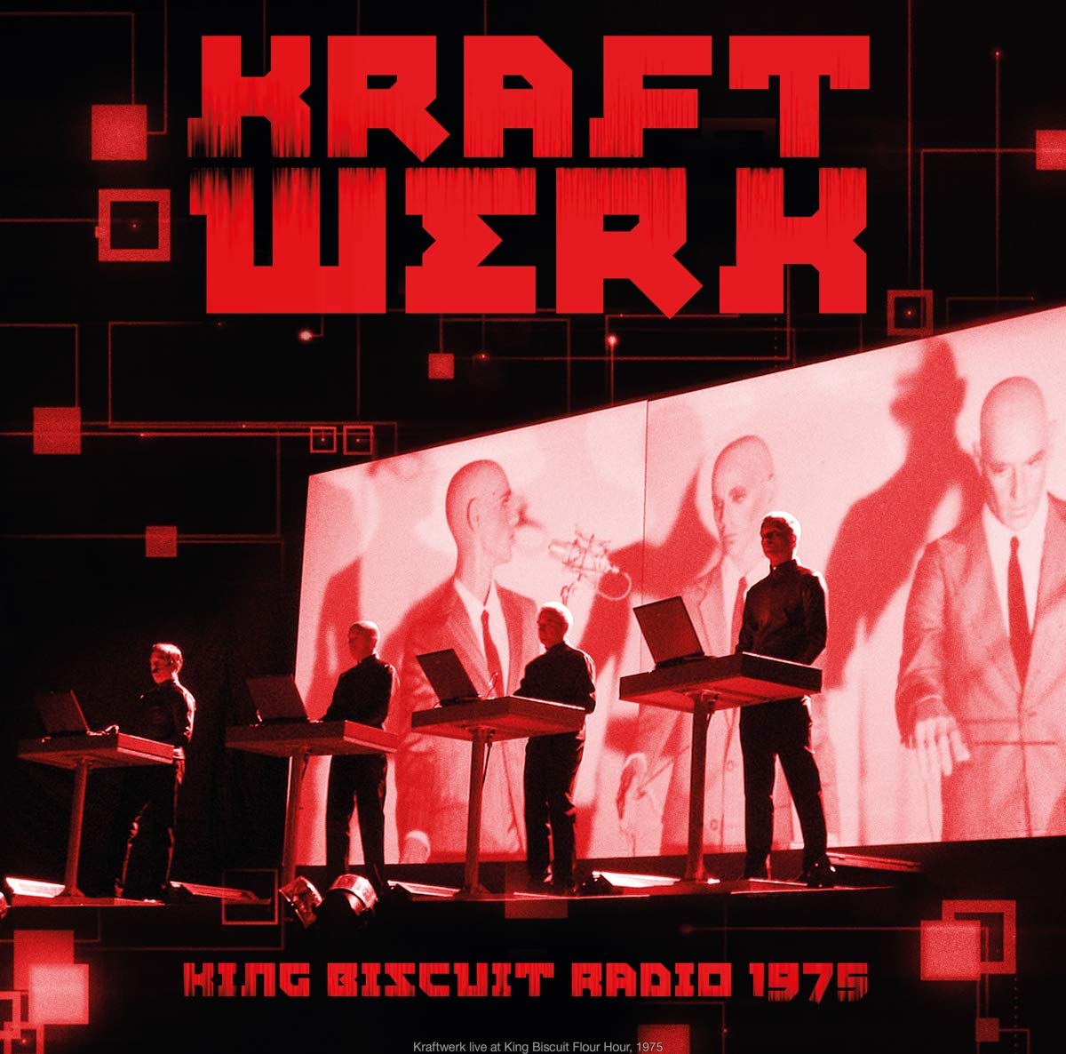 Kraftwerk – King Biscuit Radio 1975 vinyl record cover