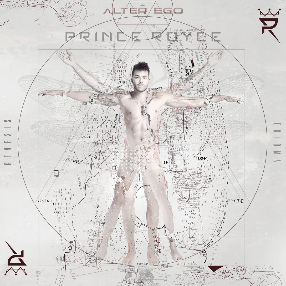 Prince Royce – Alter Ego (140 Gram Vinyl, Clear Vinyl, Ruby, Colored Vinyl, Gatefold LP Jacket) (3 Lp's) vinyl record cover