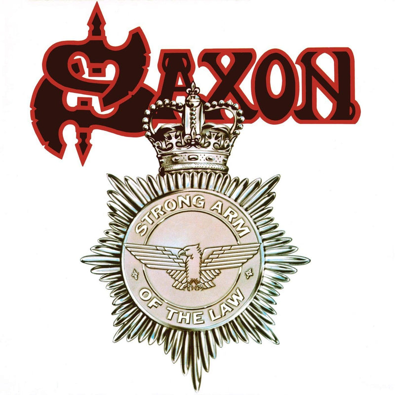 Saxon – Strong Arm of the Law vinyl record cover