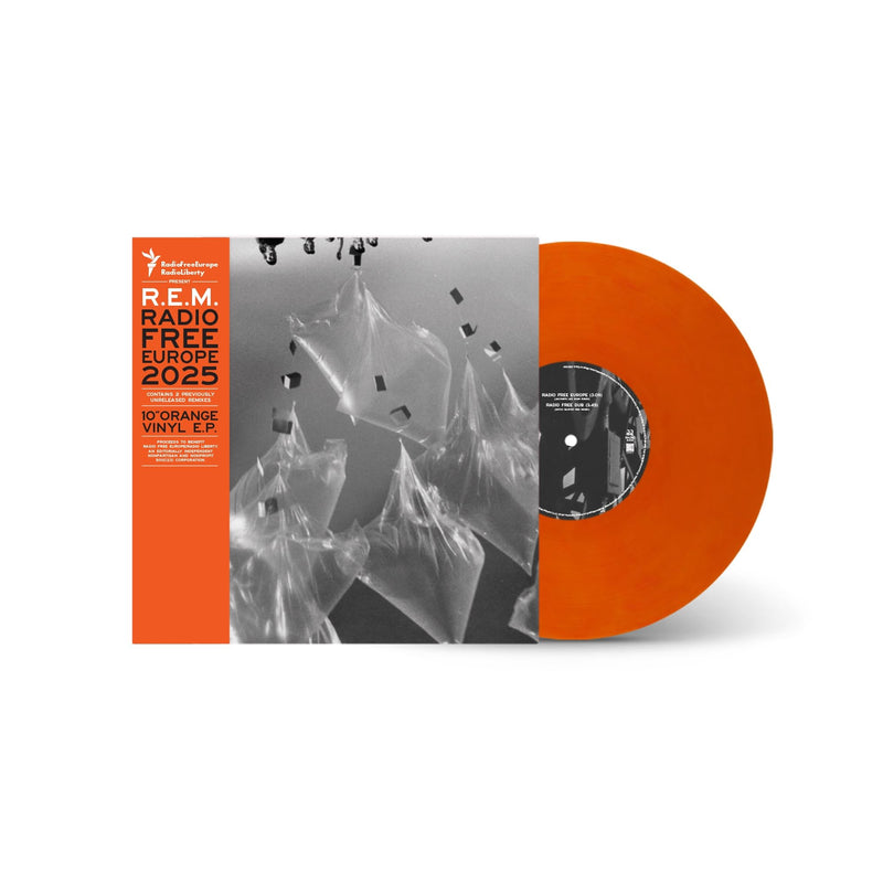 R.E.M. – Radio Free Europe 2025 (Limited Edition) (Orange Vinyl) vinyl record cover