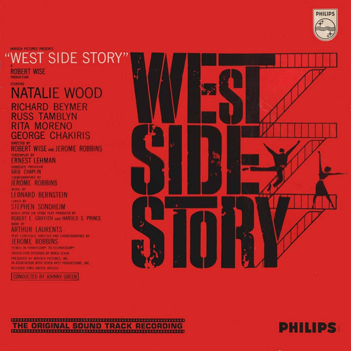 Leonard Bernstein – West Side Story vinyl record cover