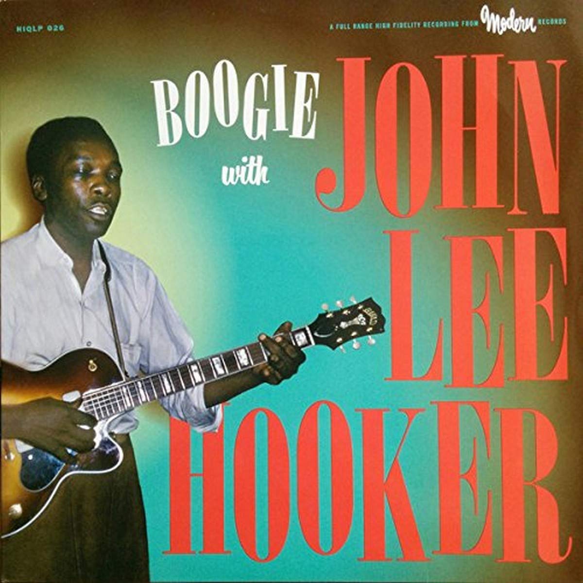 John Lee Hooker – Boogie With John Lee Hooker vinyl record cover
