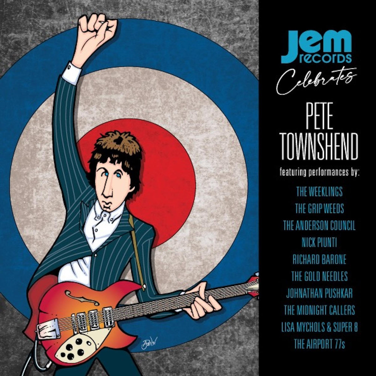 Various Artists – Jem Records Celebrates Pete Townshend vinyl record cover