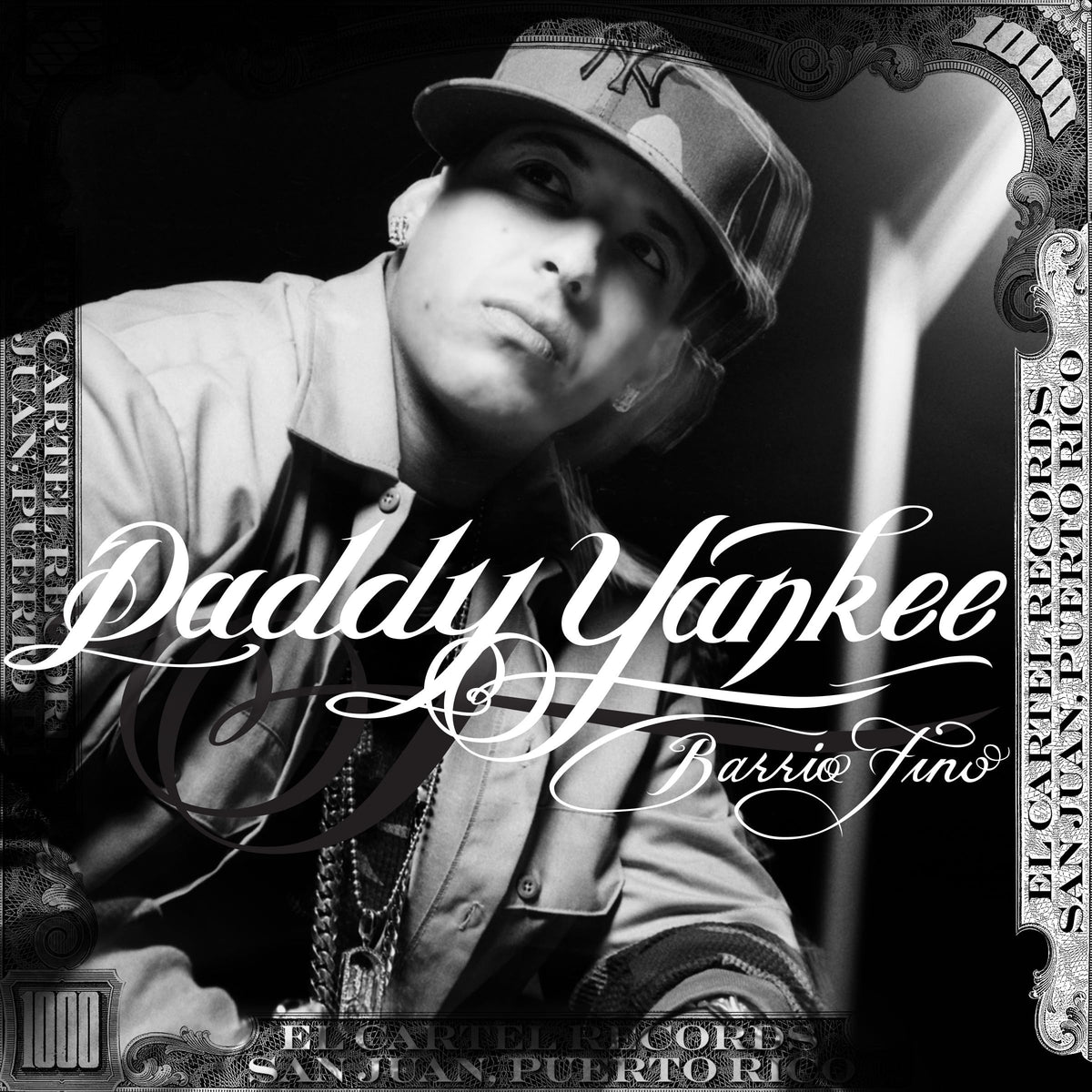 Daddy Yankee – Barrio Fino (White Vinyl) vinyl record cover