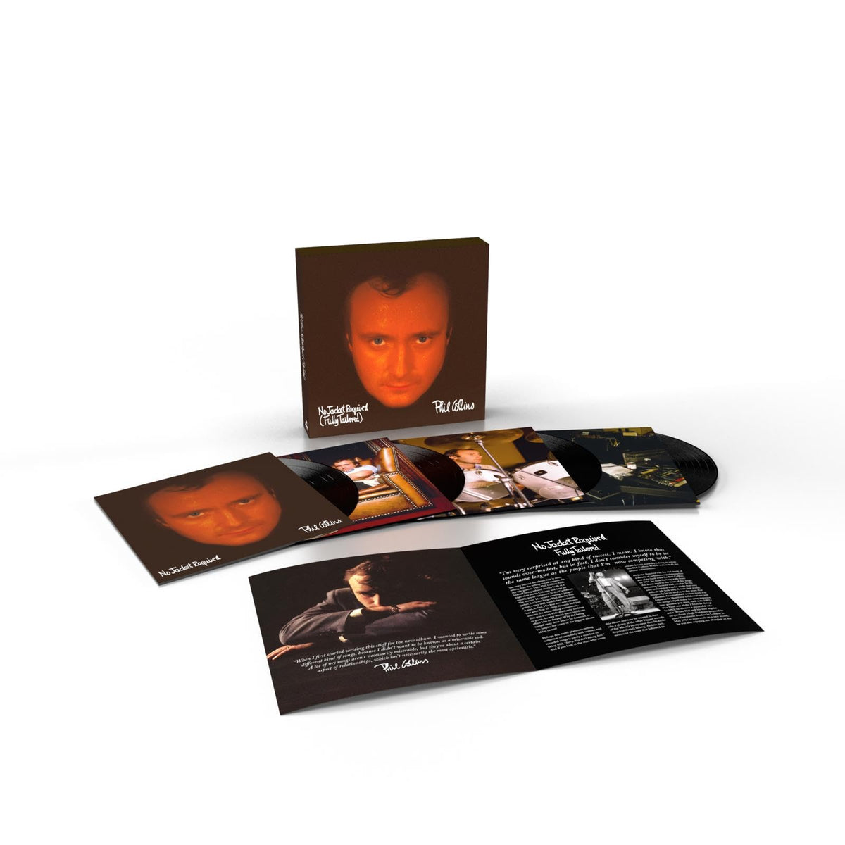 Phil Collins – No Jacket Required (Fully Tailored) vinyl record cover