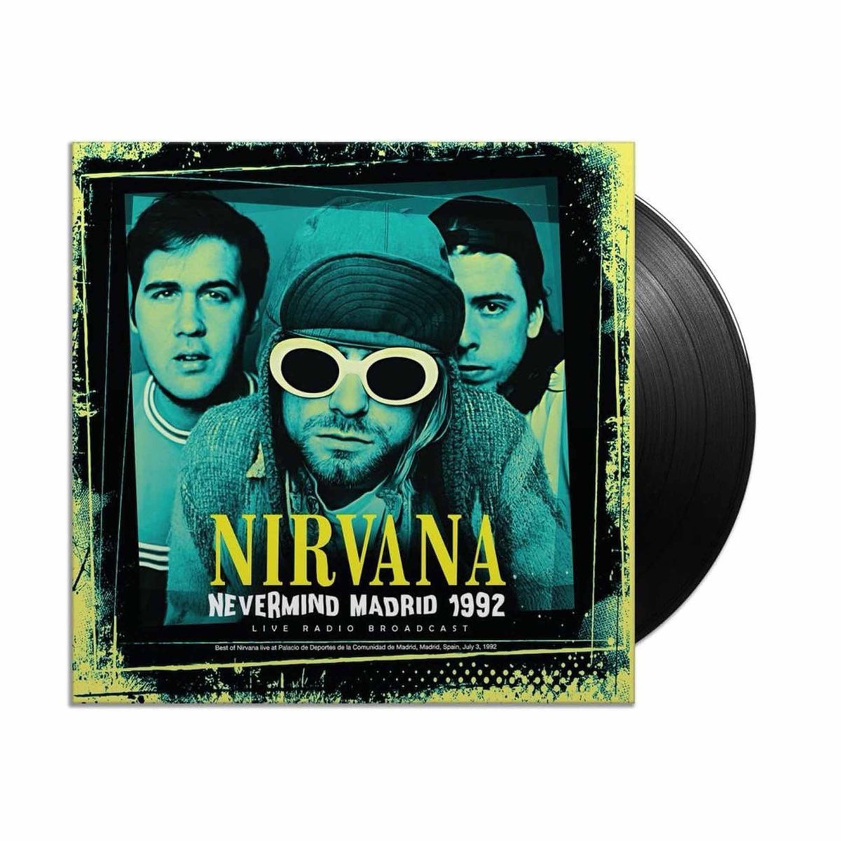 Nirvana – Nevermind Madrid 1992 vinyl record cover