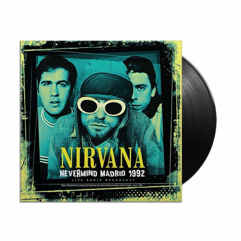 Nirvana – Nevermind Madrid 1992 vinyl record cover