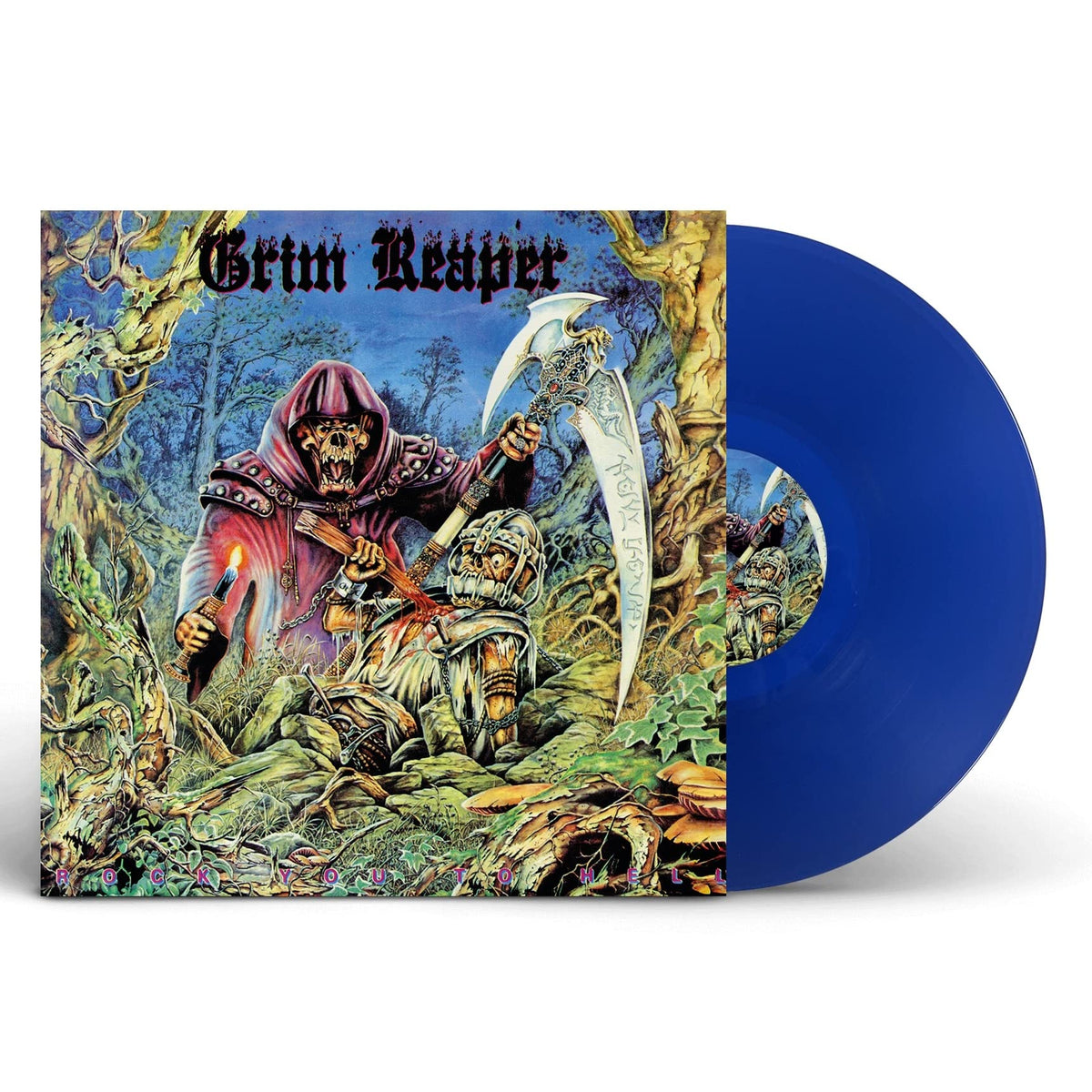 Grim Reaper – Rock You to Hell vinyl record cover