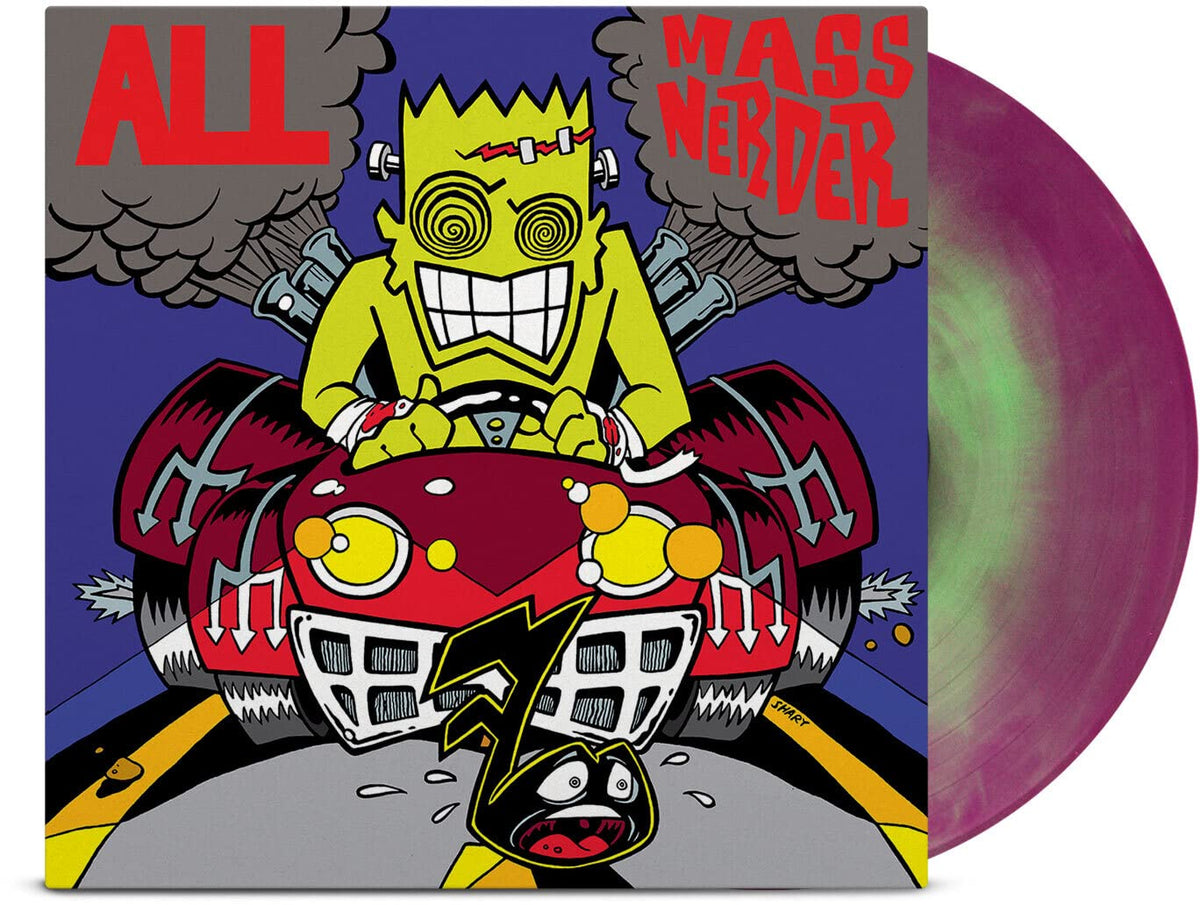 All – Mass Nerder (25Th Anniversary Opaque Green + Purple) (Deluxe) vinyl record cover