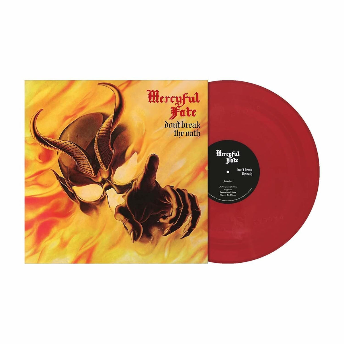 Mercyful Fate – Don'T Break The Oath (Ruby Red 40th Anniversary Vinyl) (LP)  by Mercyful Fate vinyl record cover