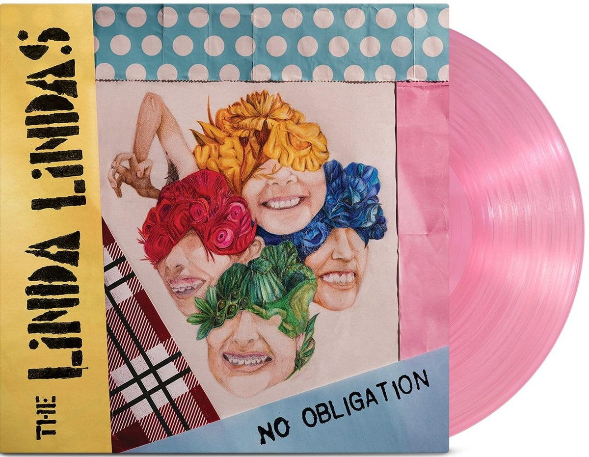 The Linda Lindas – No Obligation (Indie Exclusive 'Eloise' Translucent Pink Vinyl) (Coloured Vinyl) vinyl record cover