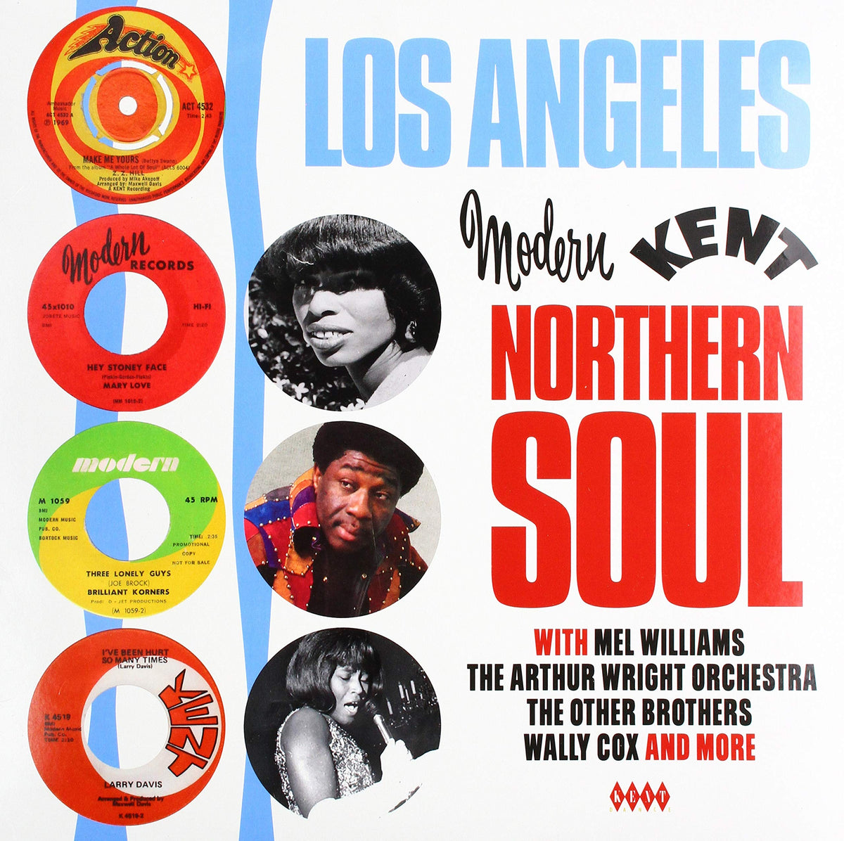 Various Artists – Los Angeles Modern Kent Northern Soul vinyl record cover