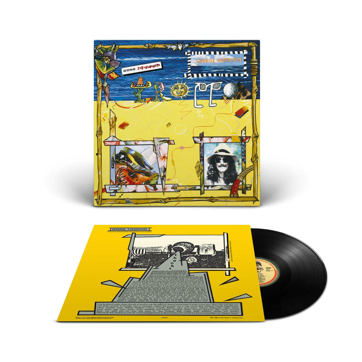 George Harrison – Gone Troppo vinyl record cover