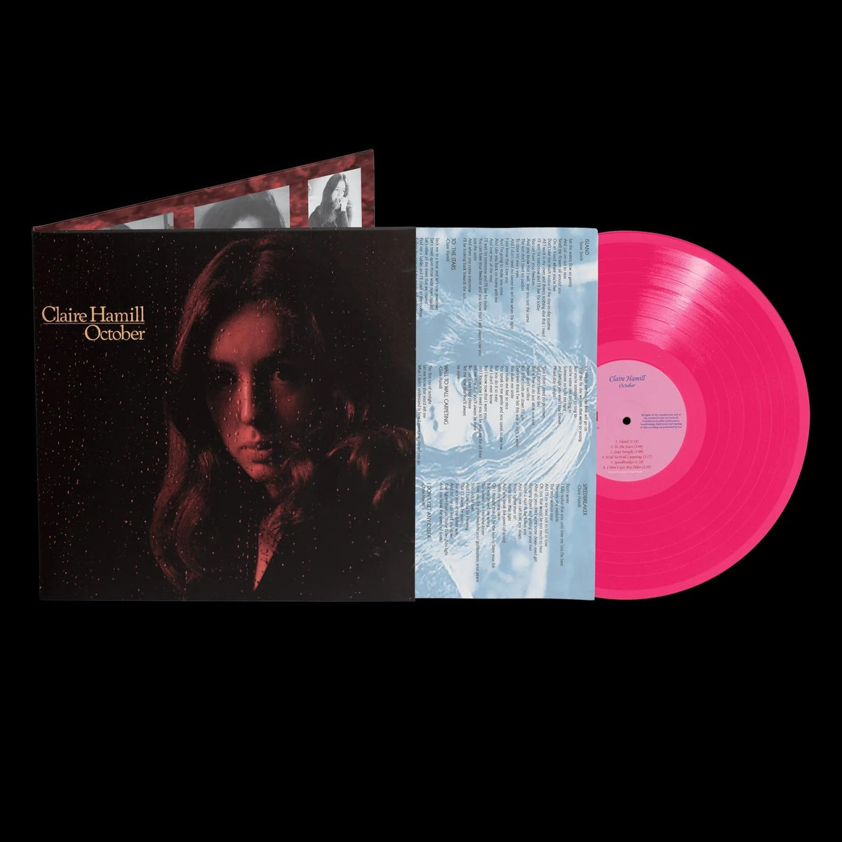 Claire Hamill – October (Red Vinyl) vinyl record cover