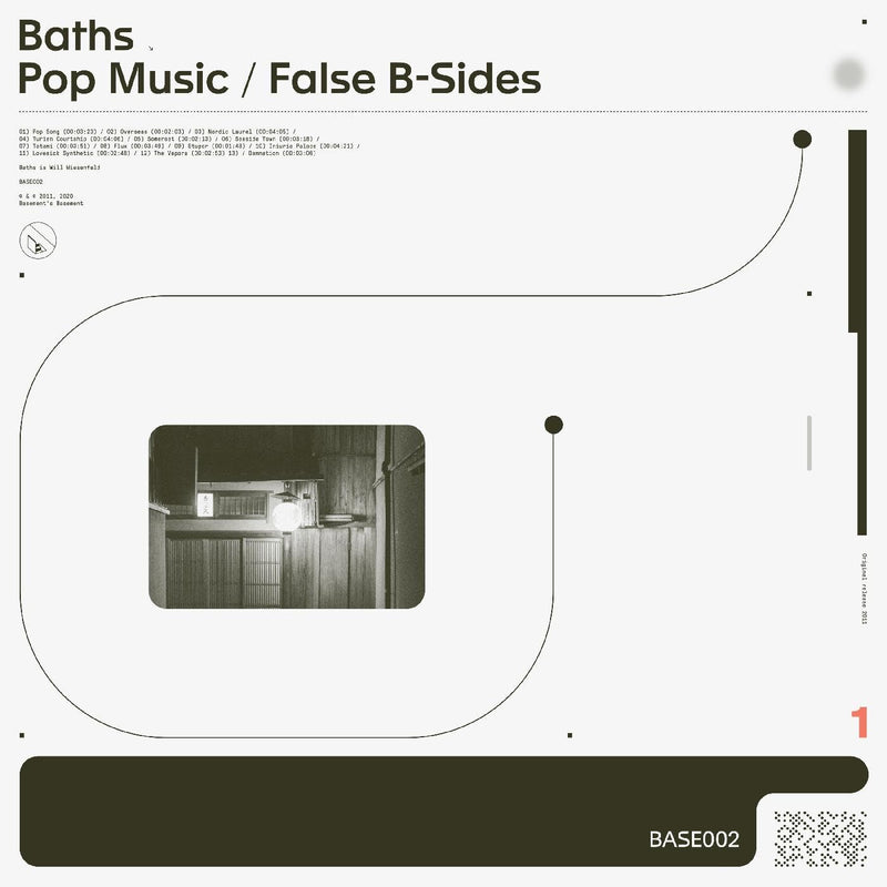 Baths – Pop Music/False B-sides II vinyl record cover
