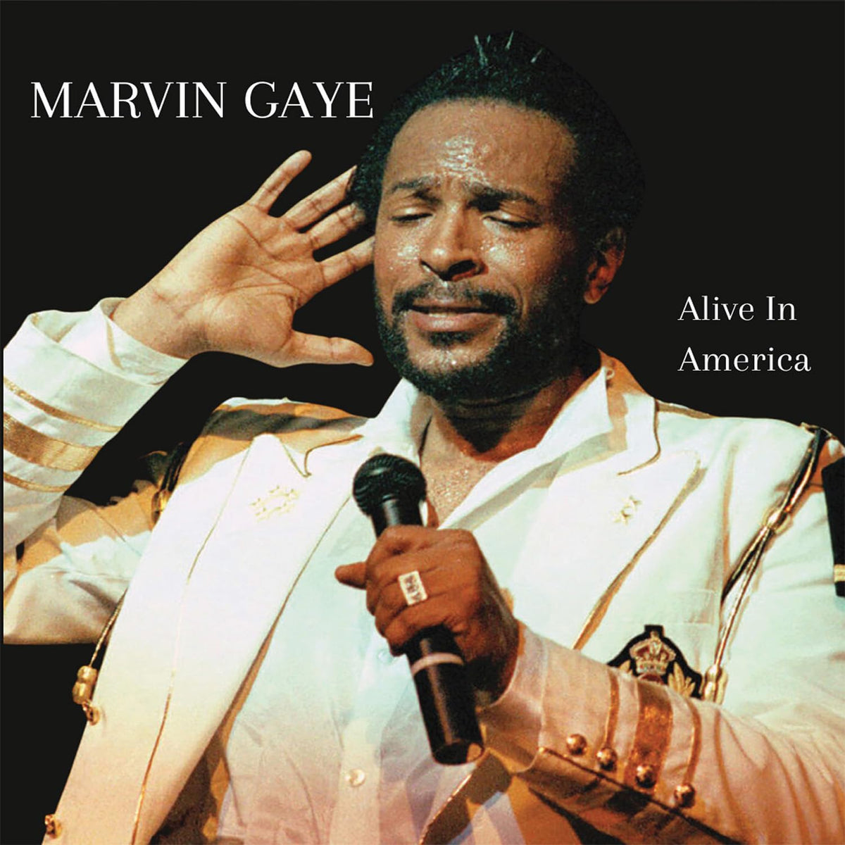 Marvin Gaye – Alive in America vinyl record cover