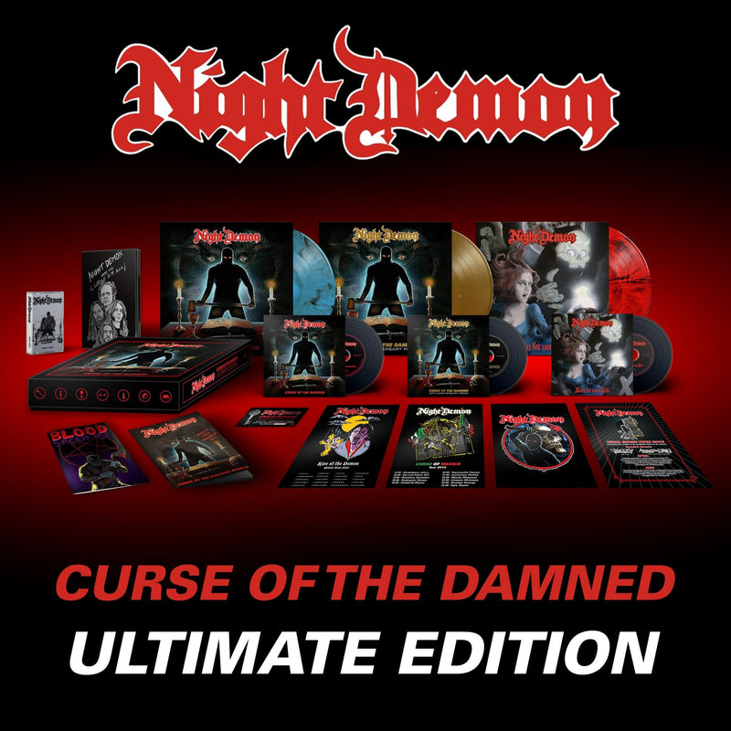 Night Demon – Curse of the Damned (Ultimate Edition) vinyl record cover