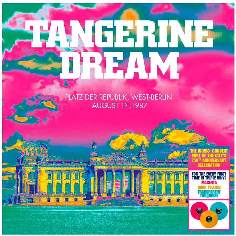Tangerine Dream – Platz Der Republik, West-Berlin - August 1st 1987 vinyl record cover