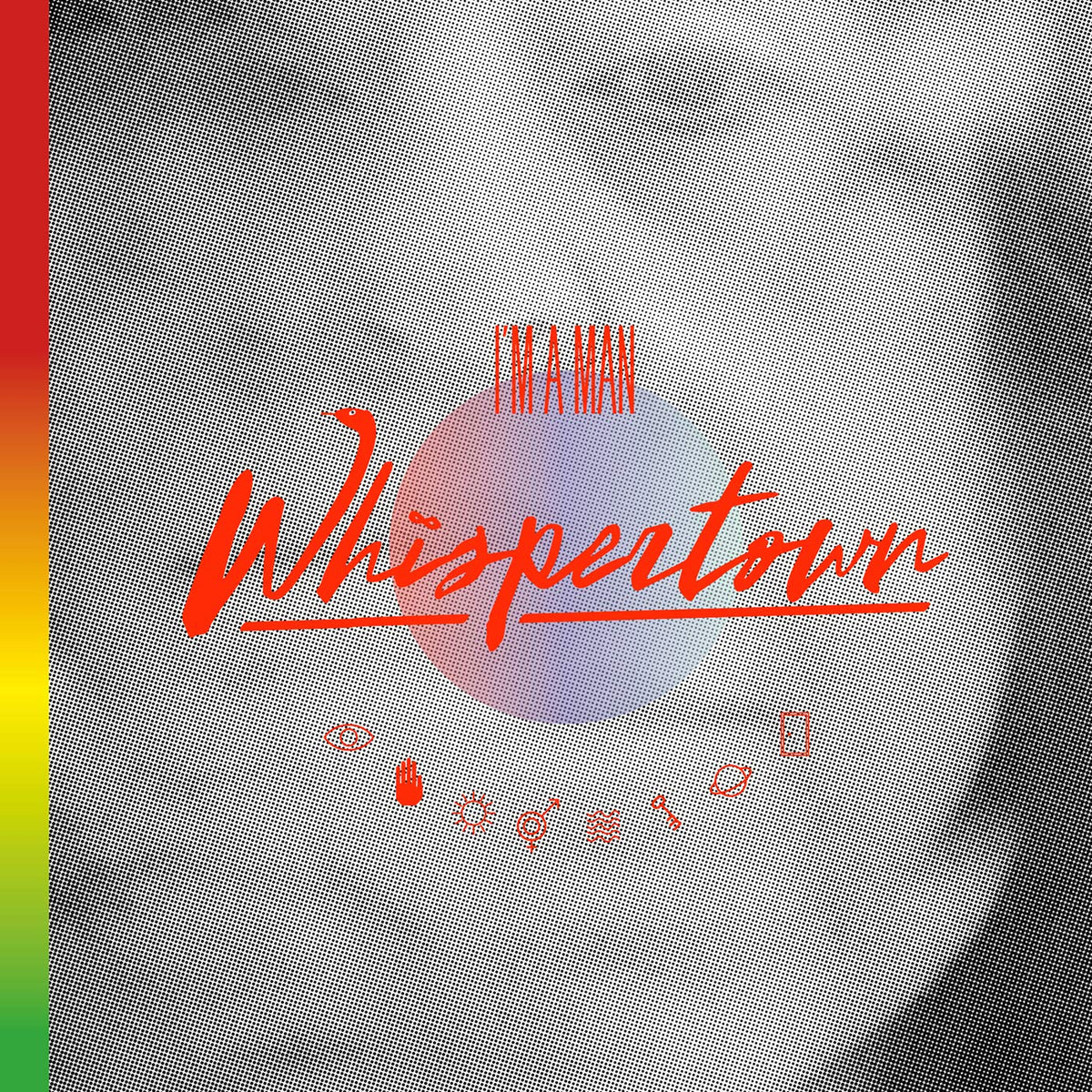 Whispertown – I'm a Man vinyl record cover