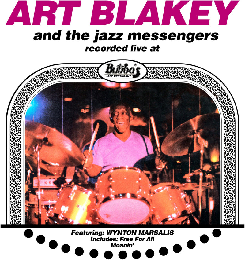 Art Blakey & The Jazz Messengers – Live at Bubba's 1980 vinyl record cover