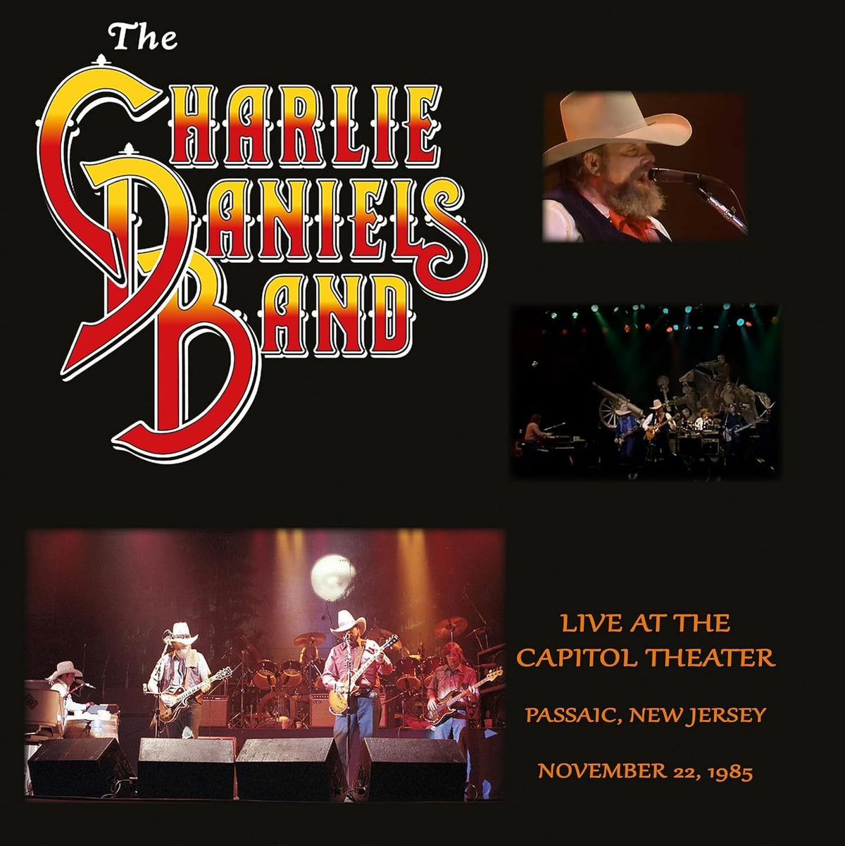 Charlie Daniels – Live at the Capitol Theater, November 22, 1985 vinyl record cover