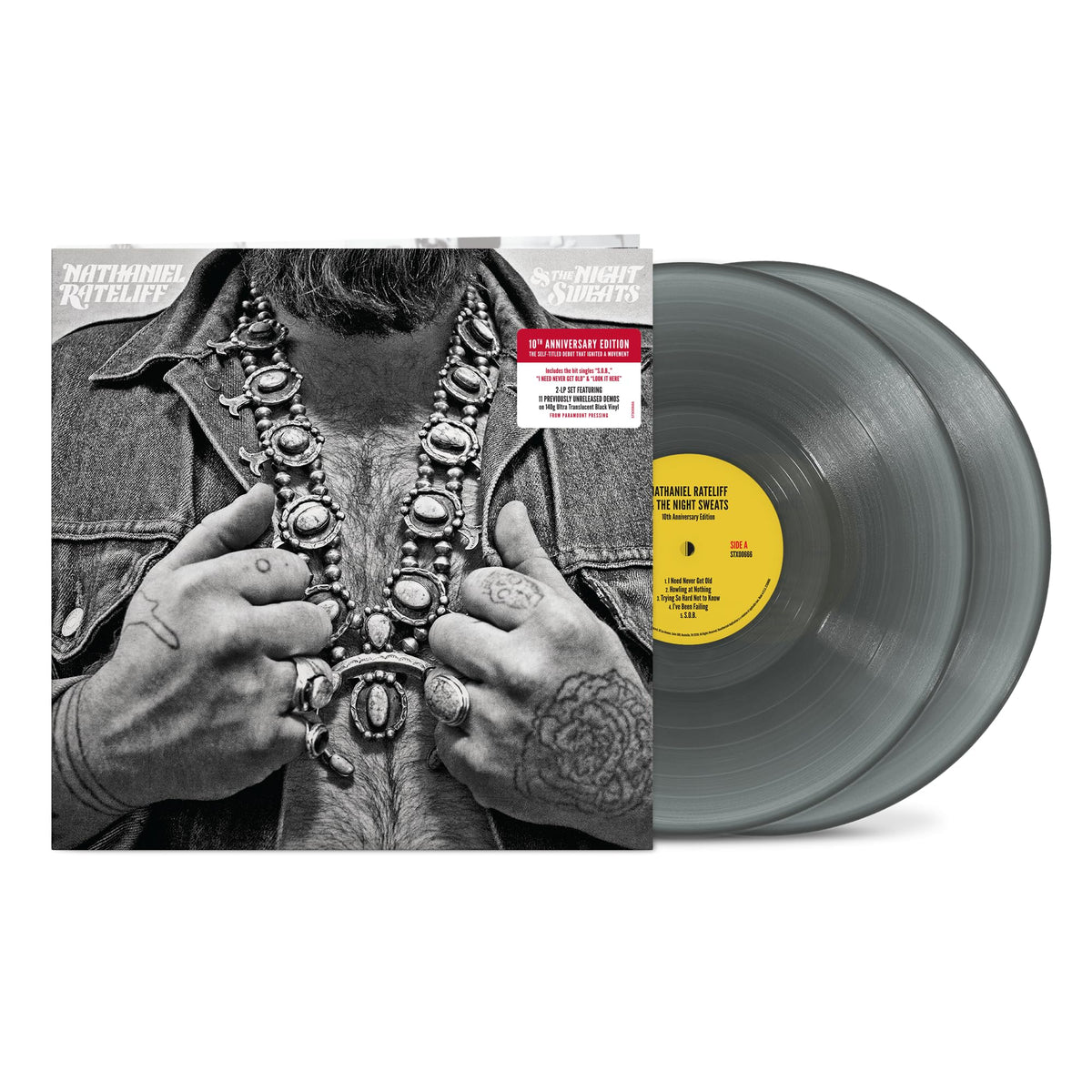 Nathaniel Rateliff / The Night Sweats – Nathaniel Rateliff & The Night Sweats (Ultra Vinyl) (Translucent vinyl record cover